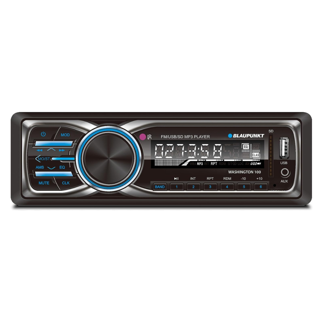 Blaupunkt WASHINGTON 100 1/2-DIN Car In-Dash MP3/FM/SD Card/USB/Aux-In Receiver