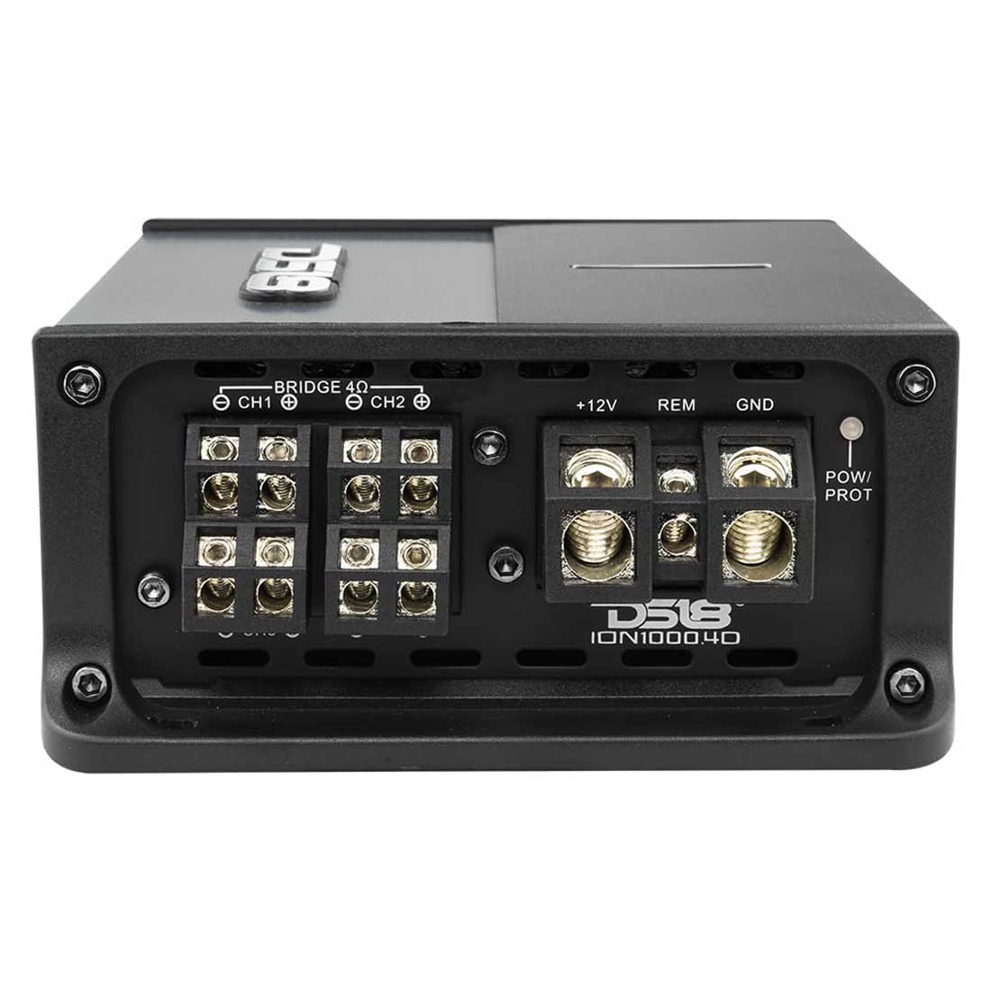DS18 ION1000.4D 4-Channel 3000W Peak Full-Range Class-D Compact Car Amplifier