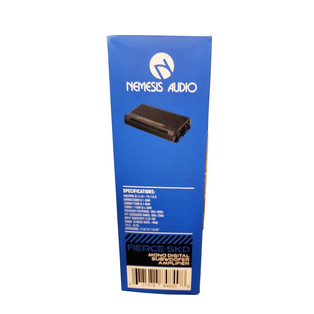 Nemesis Audio FIERCE-5KD 1-CH Monoblock 5000W Max Class-D Car Amplifier