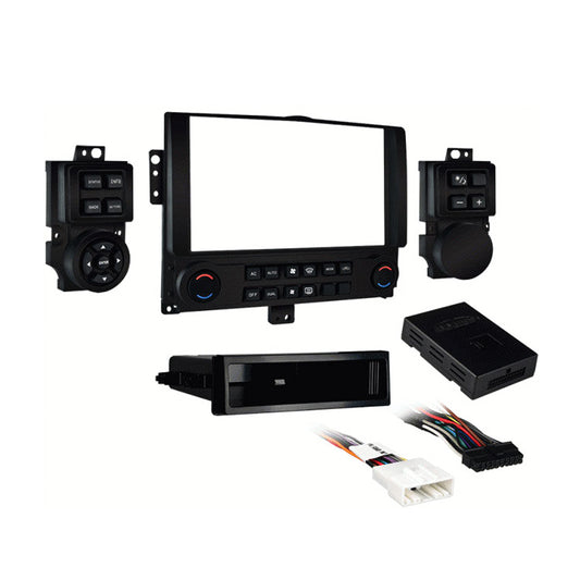 Metra 99-7620B 1-2 DIN Car Stereo Installation Dash Kit for 2008-2015 Nissan