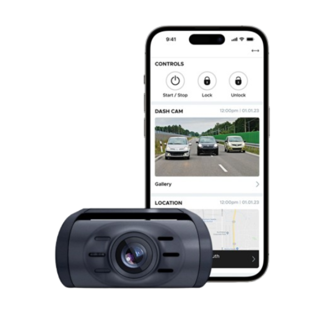 DroneMobile XC-RC1 Full HD 1080p Rear Camera Add-On for Drone XC Dash Cam