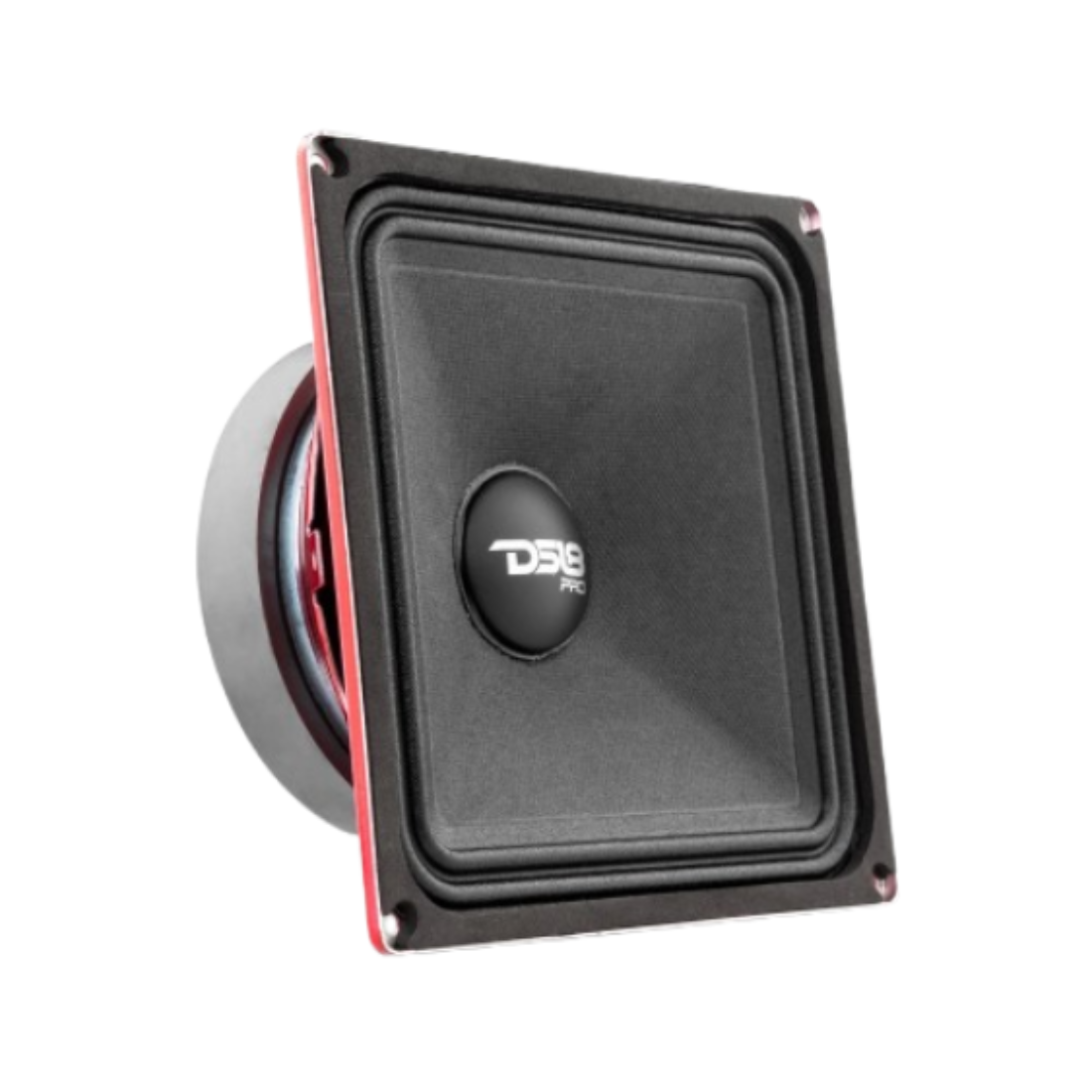 DS18 PRO-X6.4MSQ 6.5" 500W Max 4-Ohm Square Midrange Car Loudspeaker (Single)
