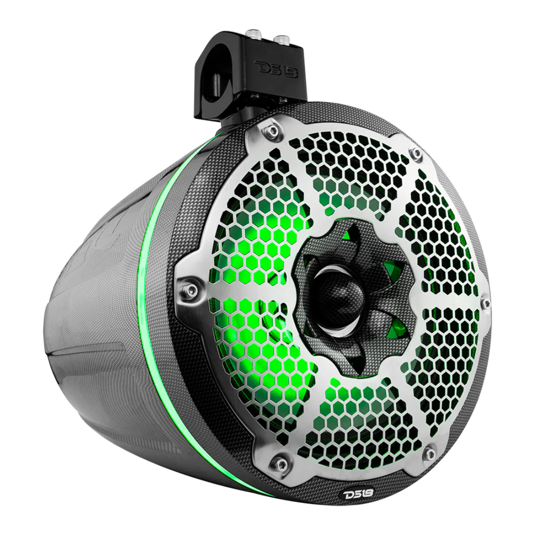 DS18 CF-X10TPNEO 10" 900W Max Neodymium Marine Tower Speakers w/ RGB (Pair)