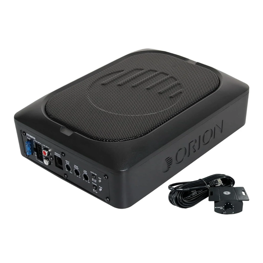 Orion XTR6US 6" x 8" 600W Peak Slim Under Seat Subwoofer w/ Built-in Amplifier