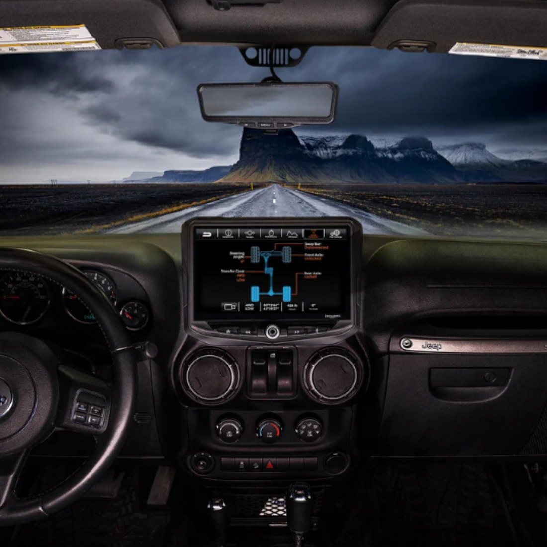 PAC SRK-JK11H HEIGH10 Integration Installation Kit for 2011-18 Jeep Wrangler JK