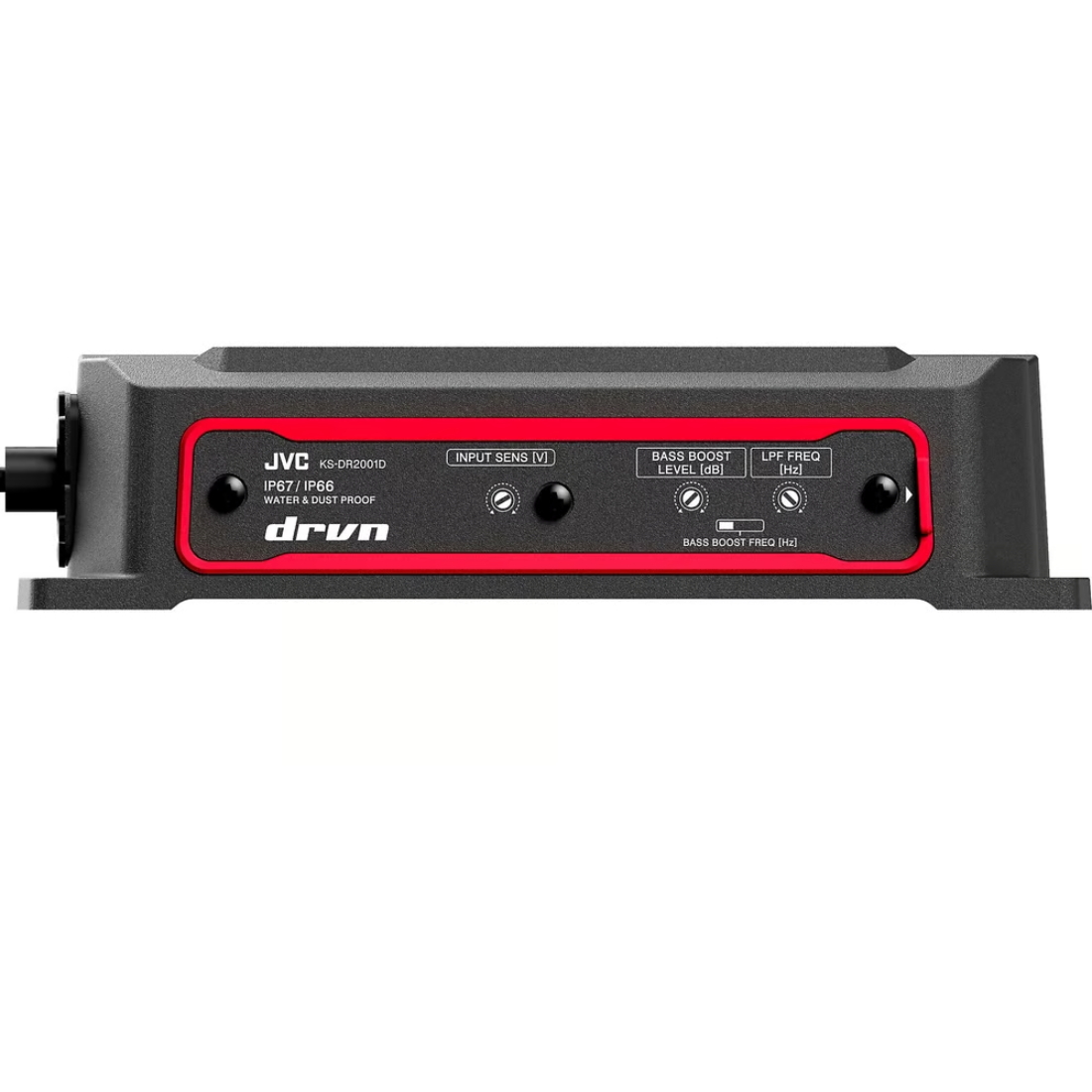 JVC KS-DR2001D 600W Max Mono Car/UTV/Motorcycle Compact Digital Marine Amplifier