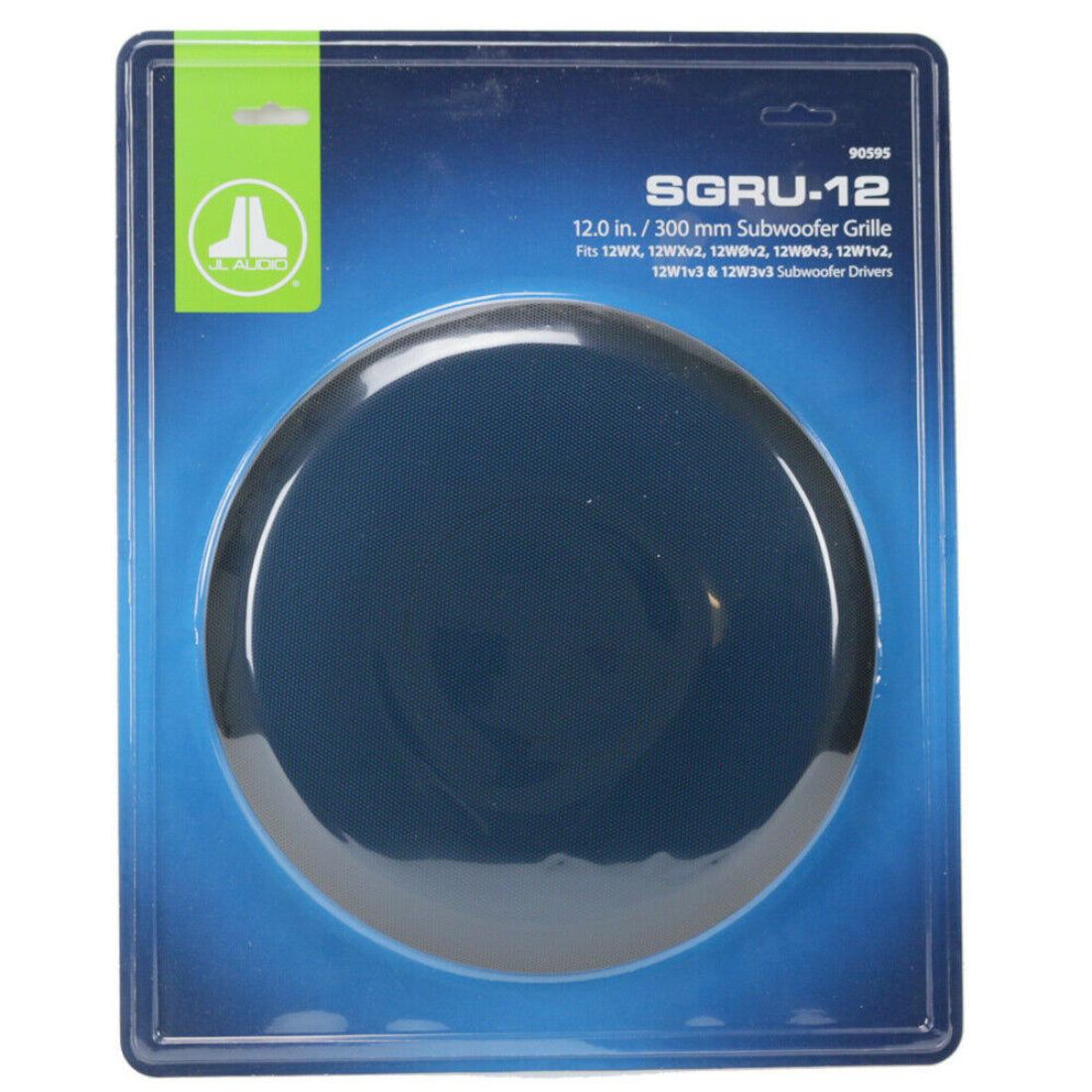 JL Audio SGRU-12 12" Black Steel-Mesh Grille Insert for Select 12in. Subwoofers