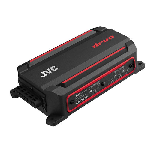 JVC KS-DR2004D 4-Channel 600W Max Marine MotorSports Compact Digital Amplifier