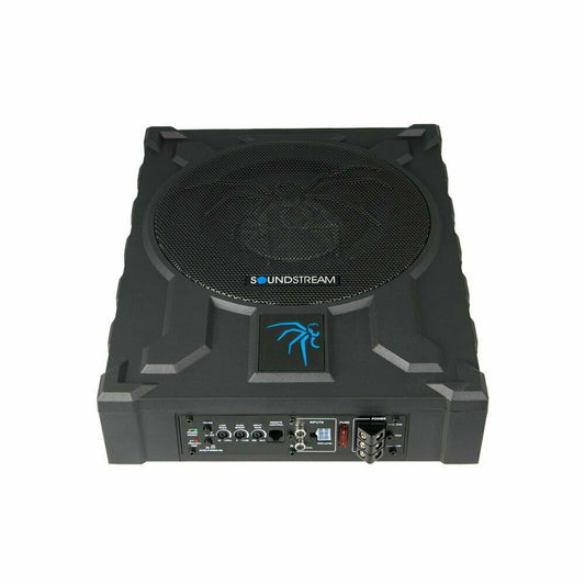 Soundstream USB-10P 10" 800W Max Under Seat Subwoofer Enclosure w/ Built-in Amp