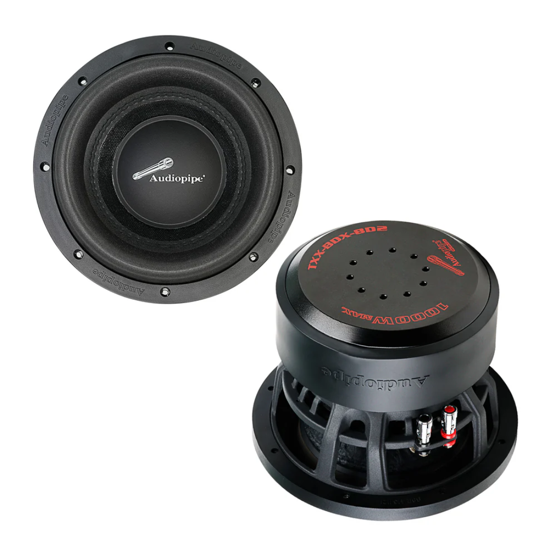 Audiopipe TXX-BDX-8D2 8" 1000W Max Dual 2-Ohm Voice Coil Competition Subwoofer