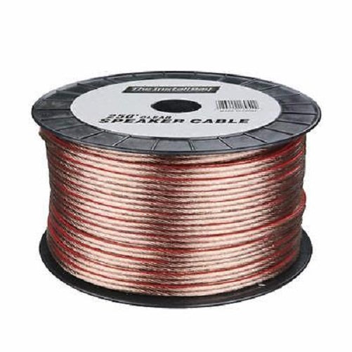 Install Bay IBSW12-250 250 FT 12 Gauge Clear Speaker Wire