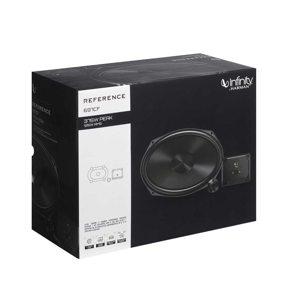 Infinity REF697CF 6" x 9" 750W Peak 2-Way Component Speaker System w/ Crossover