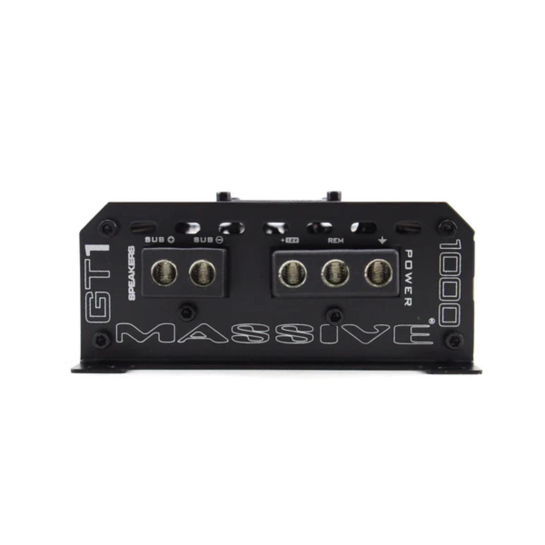 Massive Audio GT1 1-CH Monoblock 1040W Peak 1-Ohm Stable Class-D Car Amplifier