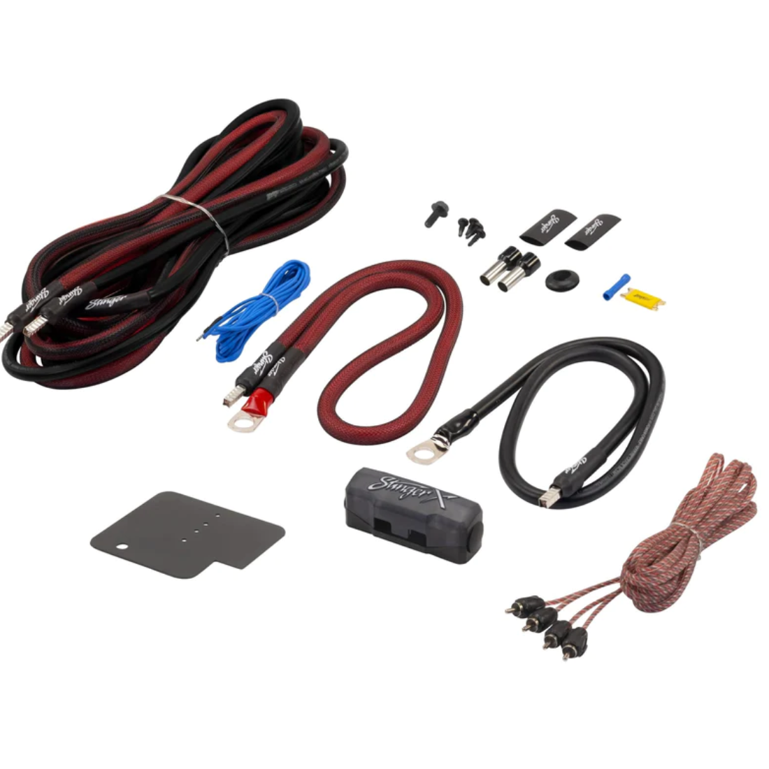 Stinger STXKJW4 Underseat Amplifier 4-Gauge Wiring Kit - Jeep Wrangler Gladiator