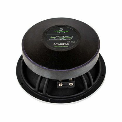 Deaf Bonce AP-M67AC Apocalypse 6.5" 600W Max 4-Ohms Car Audio Midrange Speakers
