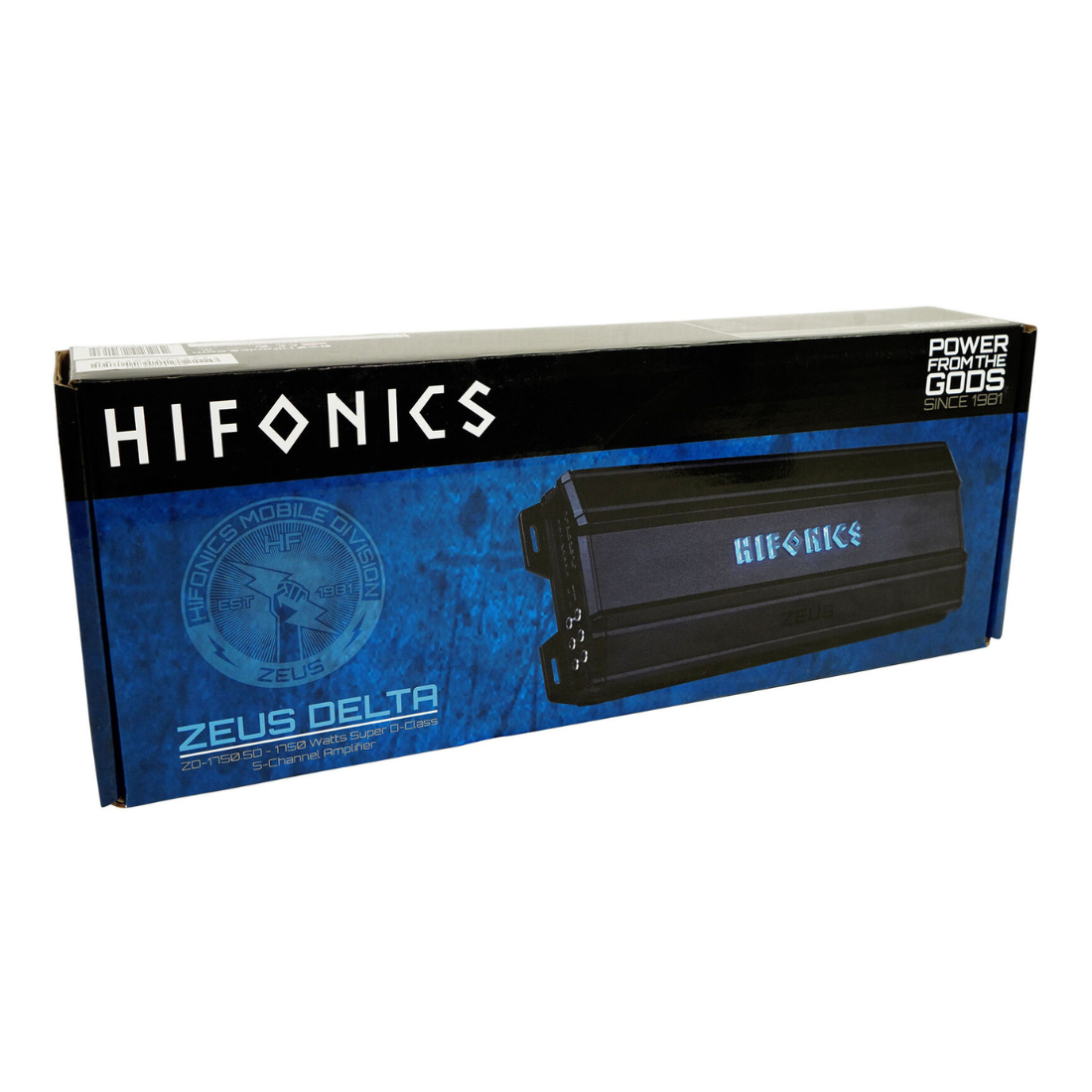 Hifonics ZD-1750.5D 5-Channel 1750W Max Class-D Full Range Car Audio Amplifier
