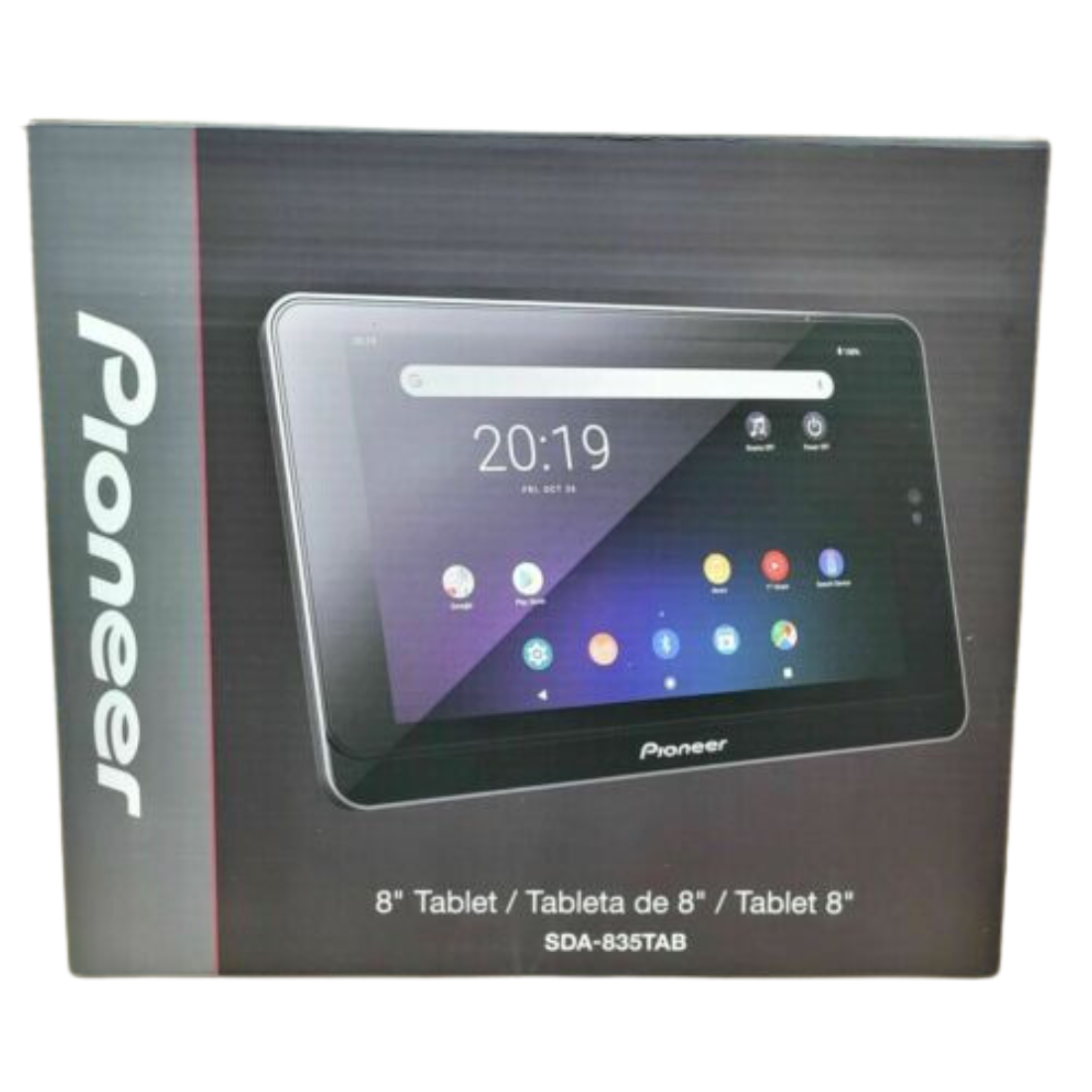 Pioneer SDA-835TAB+SPH-T20BT 8" HD IPS Android 9.0 Tablet + Smart Unit Receiver