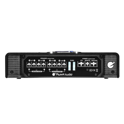 Planet Audio AC2400.4 2400 Watt Max 4-Channel Class AB MOSFET Car Power Amplifier