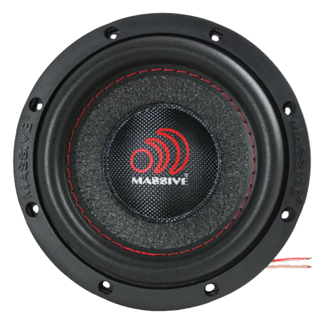 Massive Audio SUMMO64XL 6.5" 300W Peak Single 4-Ohm Voice Coil SVC Car Subwoofer