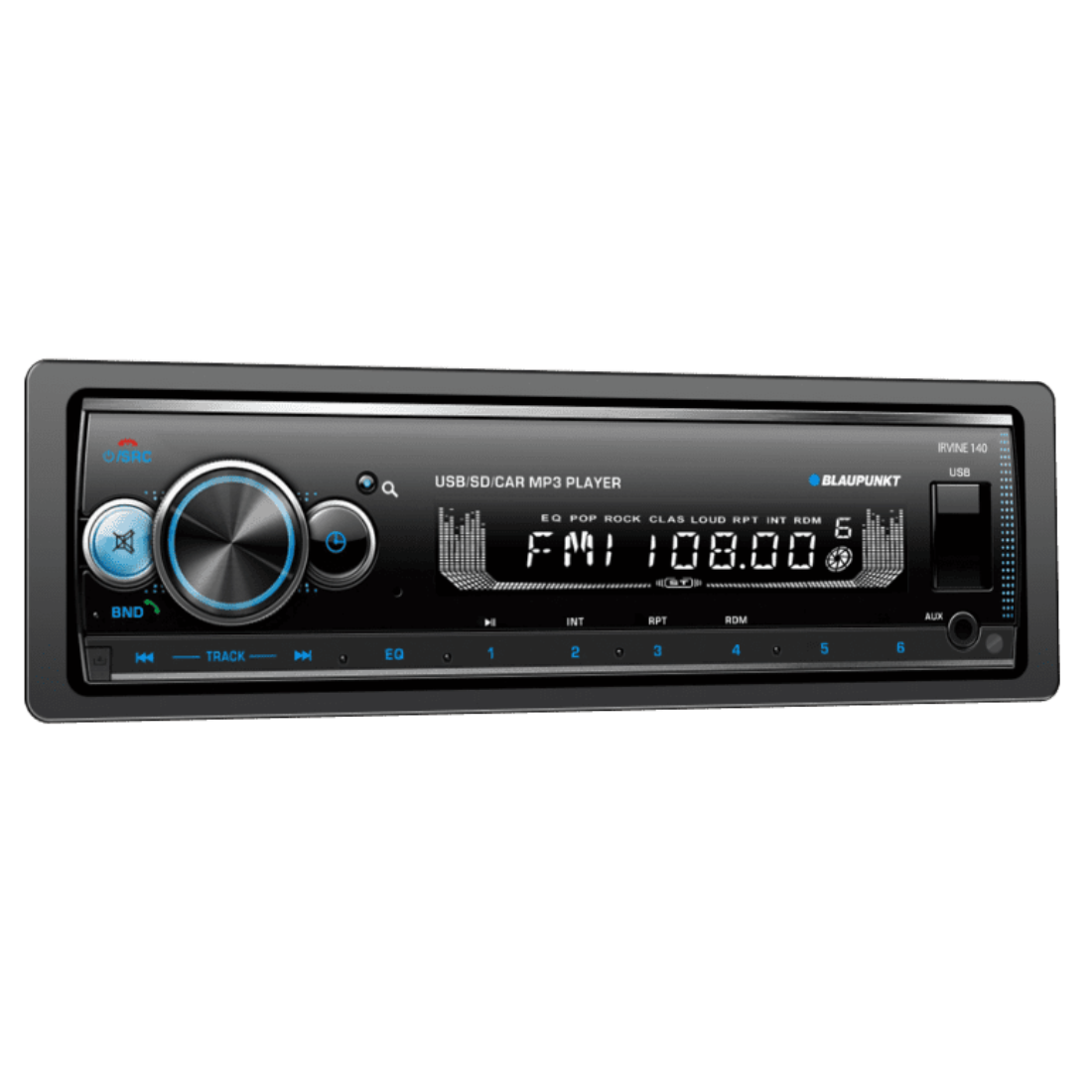 Blaupunkt IRVINE 140 1-DIN MP3/USB/SD/AUX-In Car Stereo Receiver w/ Bluetooth