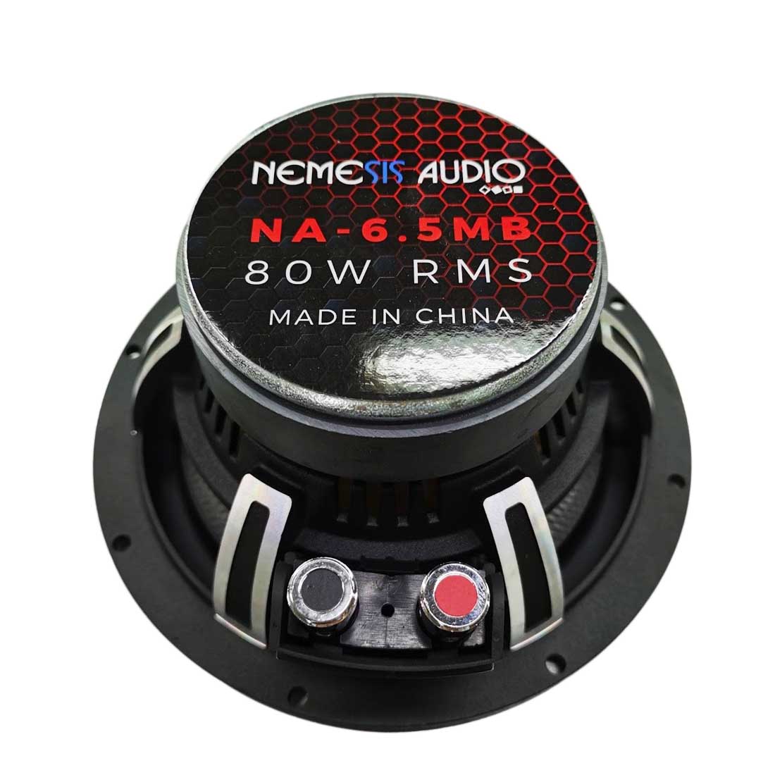 Nemesis Audio NA-6.5MB 6.5" 80 Watts RMS 4-Ohms Car Audio Mid-Bass Speaker
