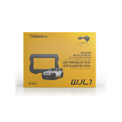 iDatalink Maestro WJL1 Radio Dash Kit for Select 2018-Up Jeep Wrangler Gladiator
