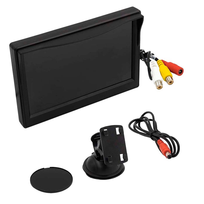 iBeam USA TE-50VS Car Video Window / Dash Mount Monitor w/ 5" Color Screen