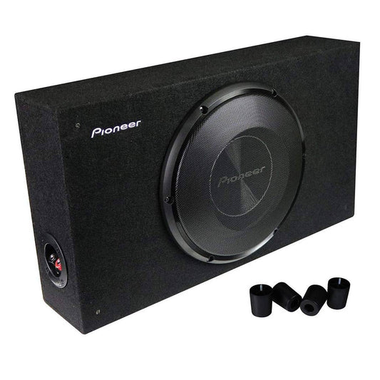 Pioneer TS-A3000LB 1500 Watts Max 2 Ohms 12" Shallow-Mount Compact Pre-Loaded Sealed Enclosure Car Audio Subwoofer