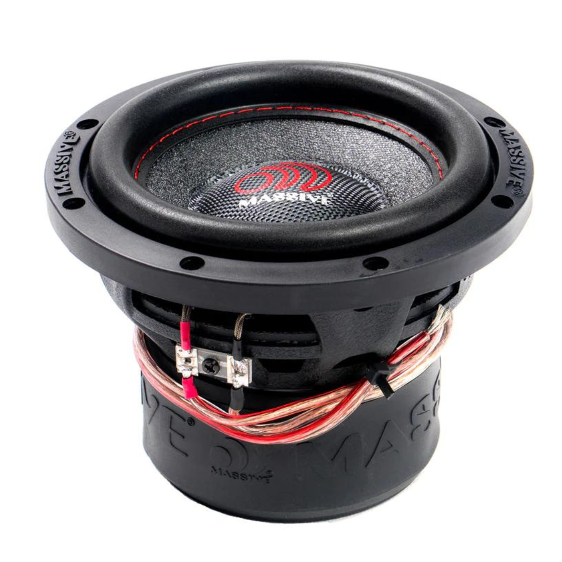 Massive Audio SUMMO64XL 6.5" 300W Peak Single 4-Ohm Voice Coil SVC Car Subwoofer