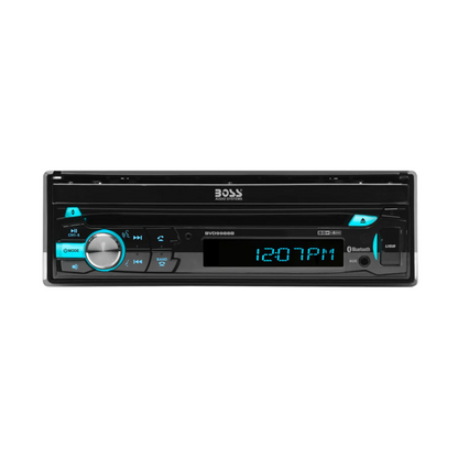 Boss Audio BVD9988B 1-DIN Bluetooth DVD Receiver w/ 7" Motorized Touchscreen