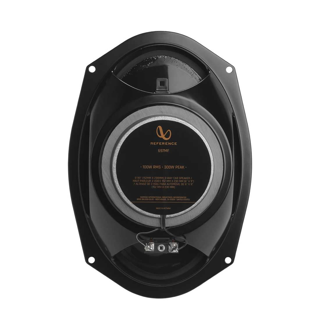 Infinity Reference 697MF 6" x 9" 3-Way 300W Peak Car Coaxial Speakers (REF697MF)