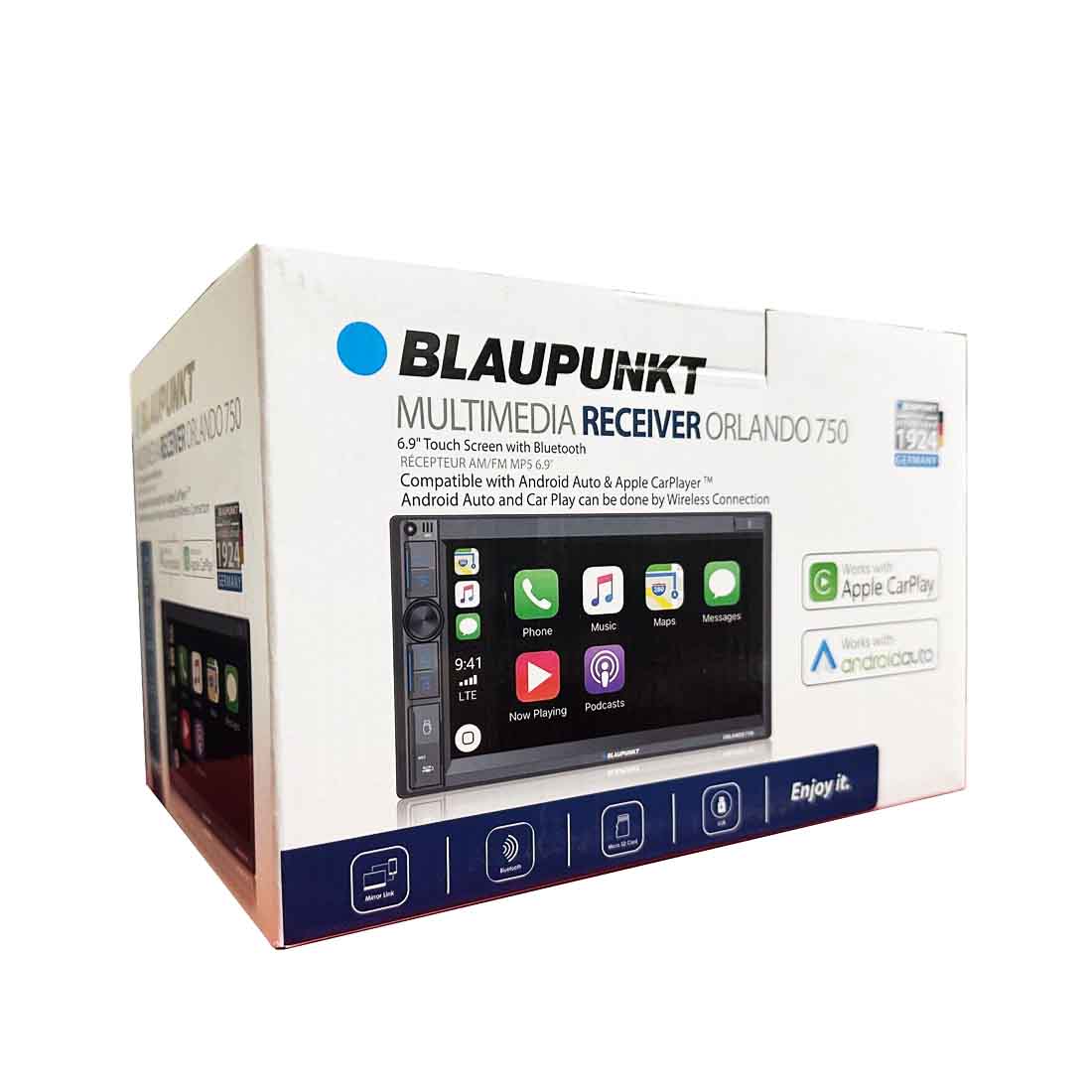 Blaupunkt ORLANDO 750 Apple CarPlay & Android Auto 6.9" Digital Media Receiver