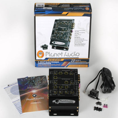 Planet Audio EC20B 3-Way Electronic Crossover w/ Remote Subwoofer Level Control