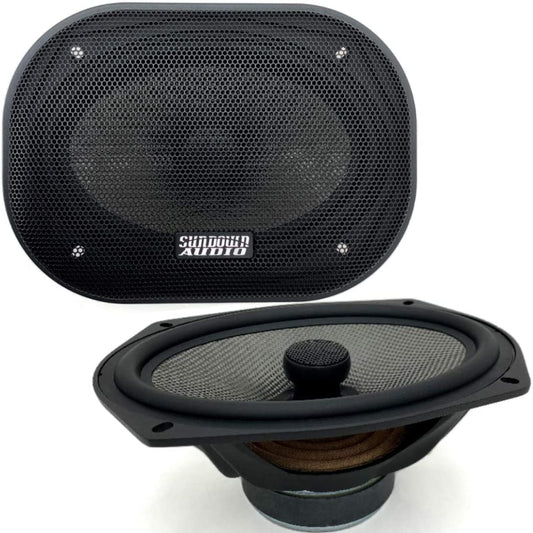 Sundown Audio SA-69CX V.2 6" x 9" 125W RMS 2-Way Car Stereo Coaxial Speakers