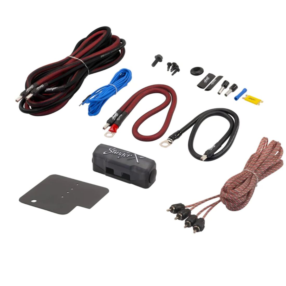 Stinger STXKJW8 Underseat Amplifier 8-Gauge Wiring Kit - Jeep Wrangler Gladiator