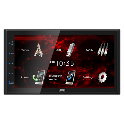 JVC KW-M180BT 2-DIN Bluetooth Digital Multimedia Receiver w/ 6.8" Touchscreen