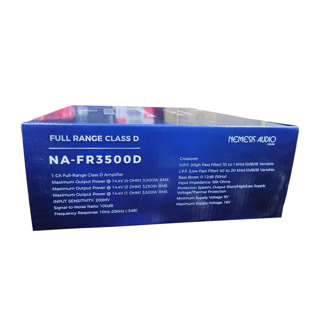 Nemesis Audio NA-FR3500D 1-CH Monoblock 3500W RMS Class-D Full Range Amplifier