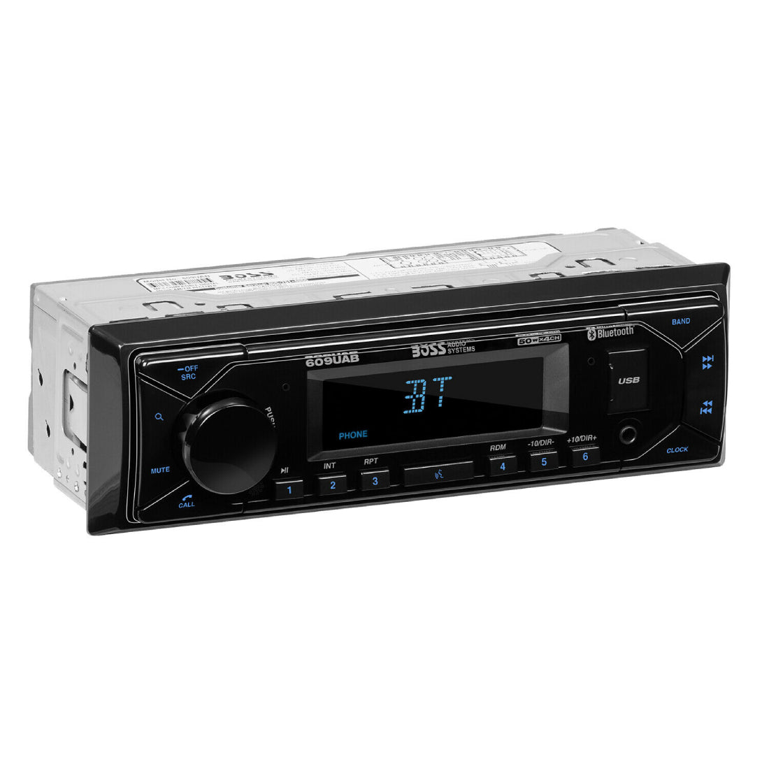Boss Audio 609UAB 1-DIN Car Stereo In-Dash Mechless Bluetooth Multimedia Receiver