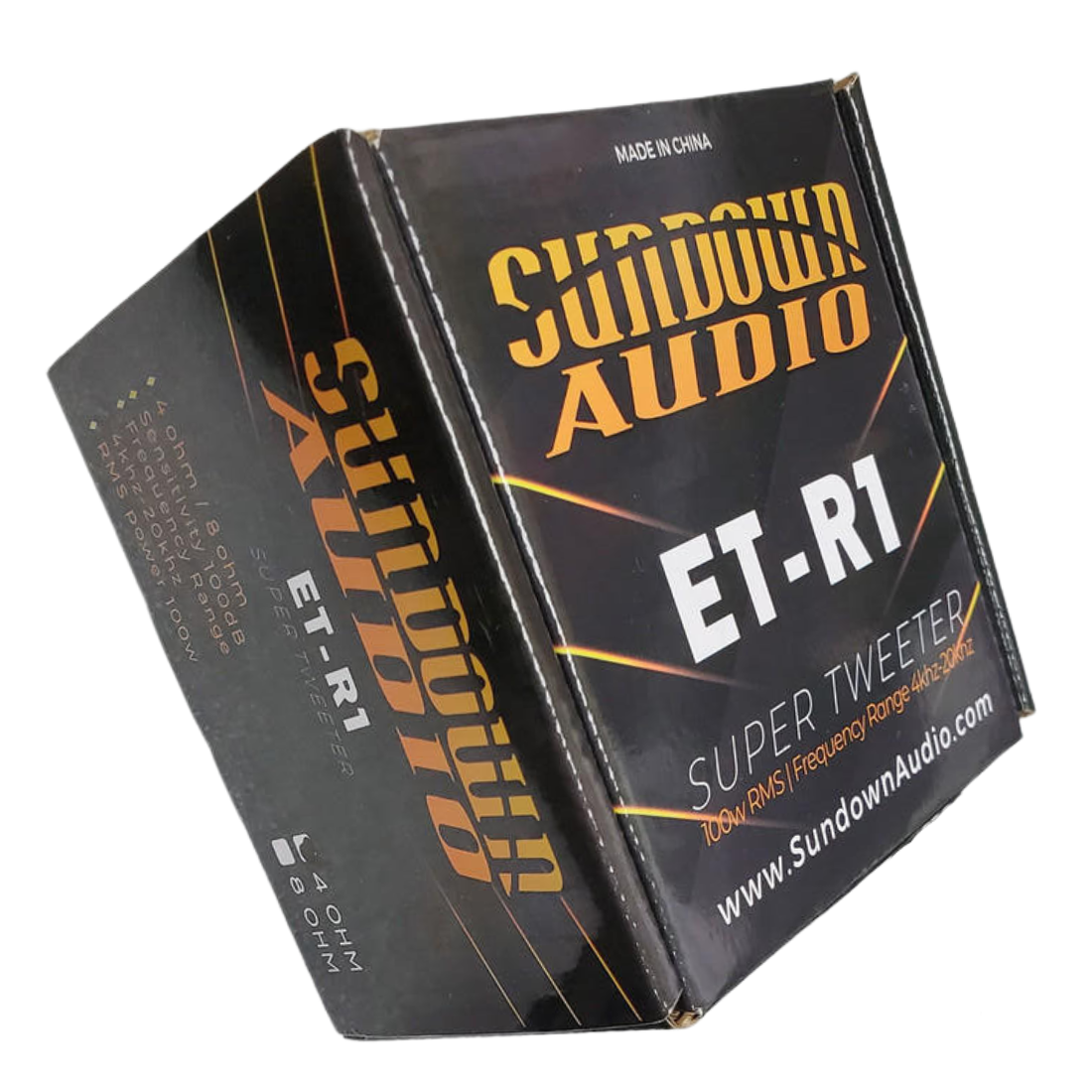 Sundown Audio ET-R1 4-Ohm 3.5" 100 Watts RMS Power Car Audio Super Tweeter