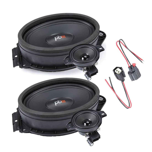 PowerBass OE69C-GM2 6 x 9" 120W Max 2-Ohm Component Speaker System for Chevy/GMC