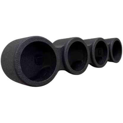Q Power QBOMB465 Sealed Enclosure Sprayed Speaker Pod for (4) 6.5" Speakers