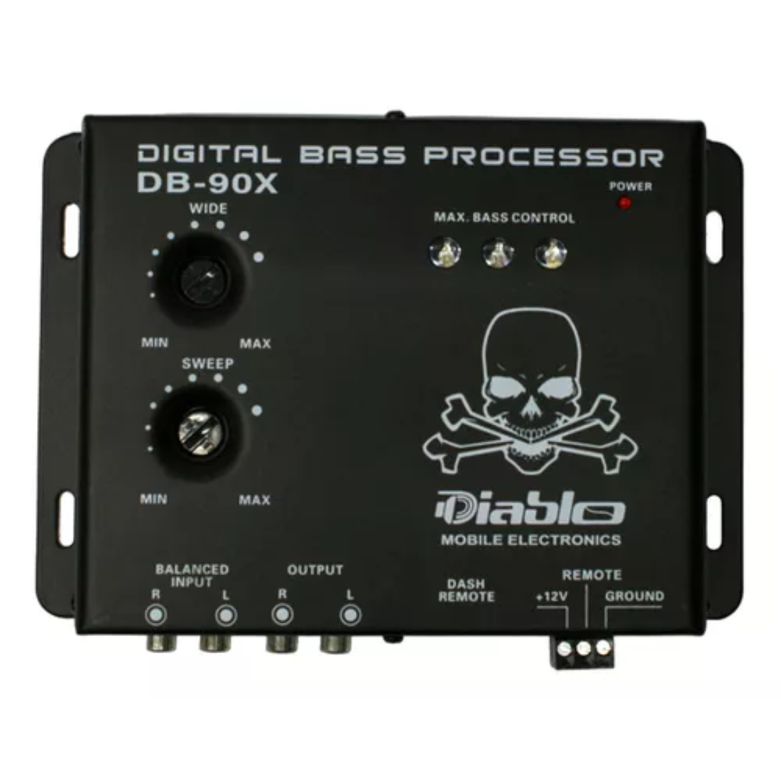 Diablo DB-90X Car Audio Digital Bass Processor w/ Dash Mount Remote Control