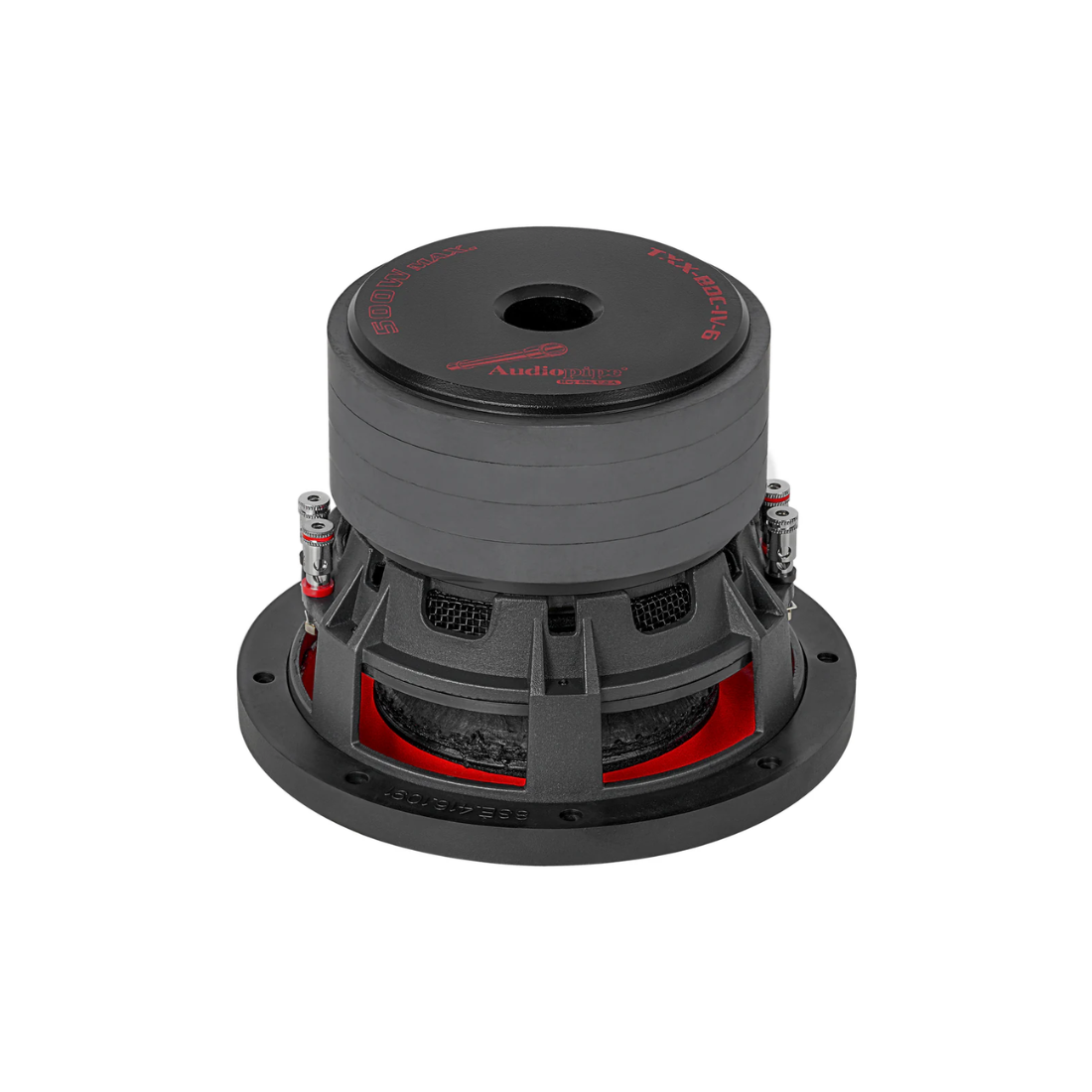 Audiopipe TXX-BDC-IV-6 (D4) 6" Quad-Stack 500W Peak Dual 4-Ohm DVC Car Subwoofer