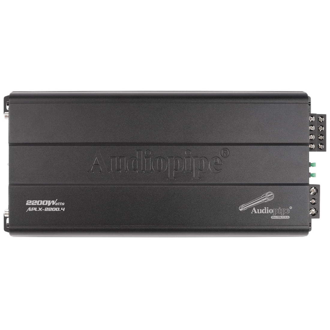 Audiopipe APLX-2200.4 4-Channel 2200 Watts Class-A/B MOSFET Car Audio Amplifier