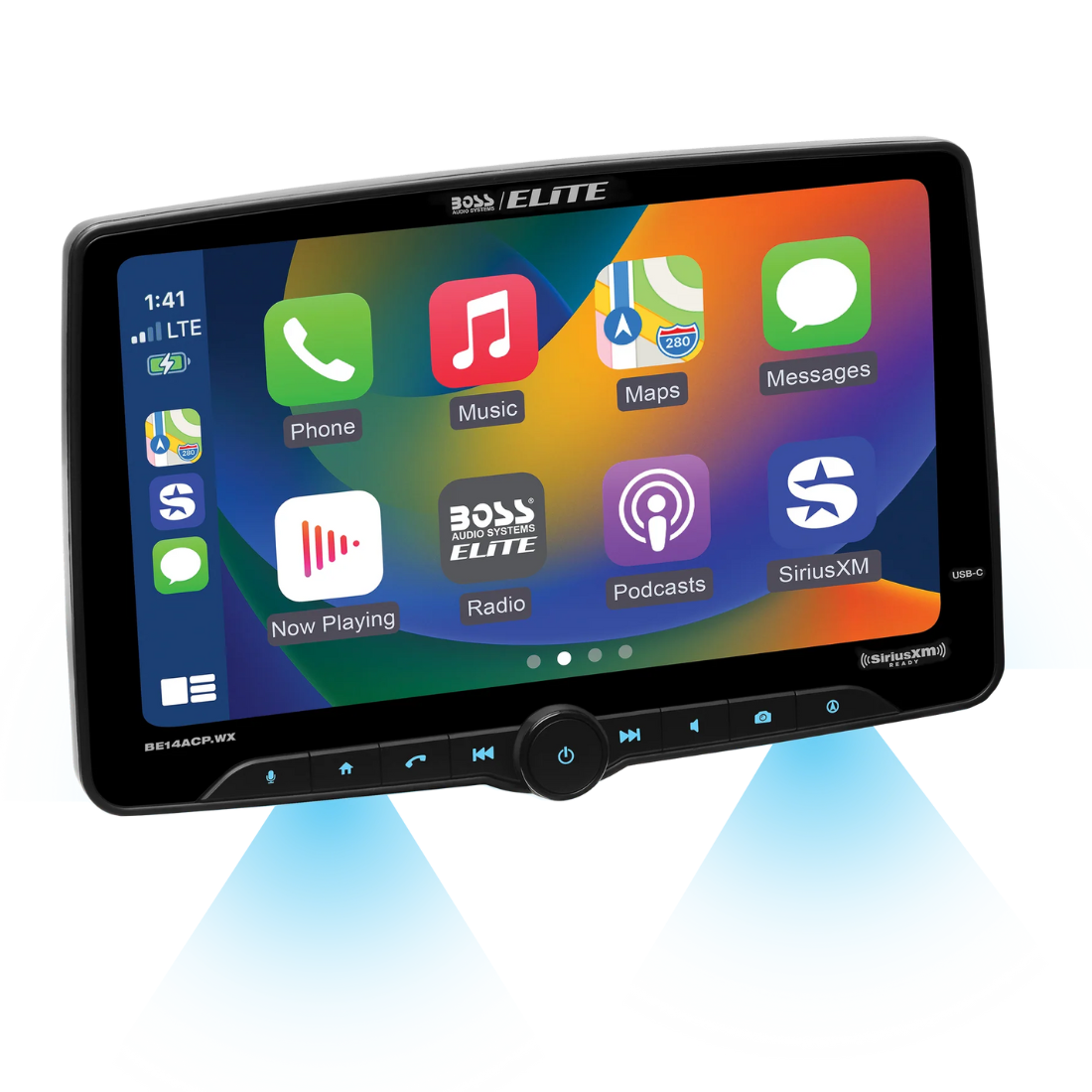 Boss Audio BE14ACP.WXC 14" 1-DIN Digital Multimedia Receiver w/ Rear View Camera