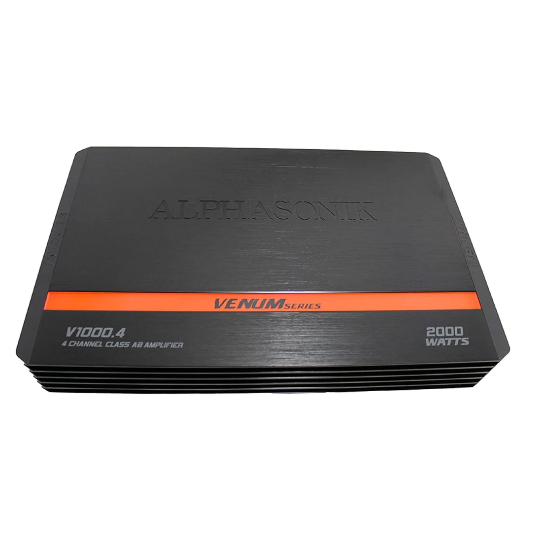 Alphasonik V1000.4 4-Channel 2000W Class-AB 4-Way Protection Circuitry Amplifier