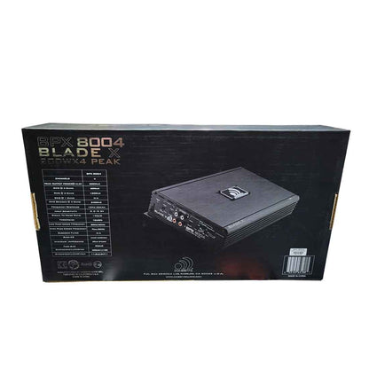 Massive Audio BPX8004 4-Channel 200Wx4 Peak Power Full Range Car Amplifier