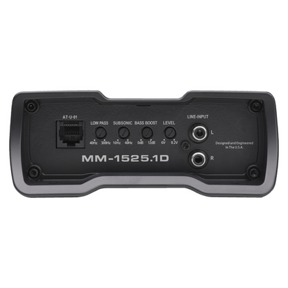Autotek MM-1525.1D 1500W Max 1-CH Monoblock Class-D Car Audio Compact Amplifier