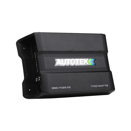 Autotek MM-1125.1D 1100W Max 1-CH Monoblock Class-D Car Audio Compact Amplifier