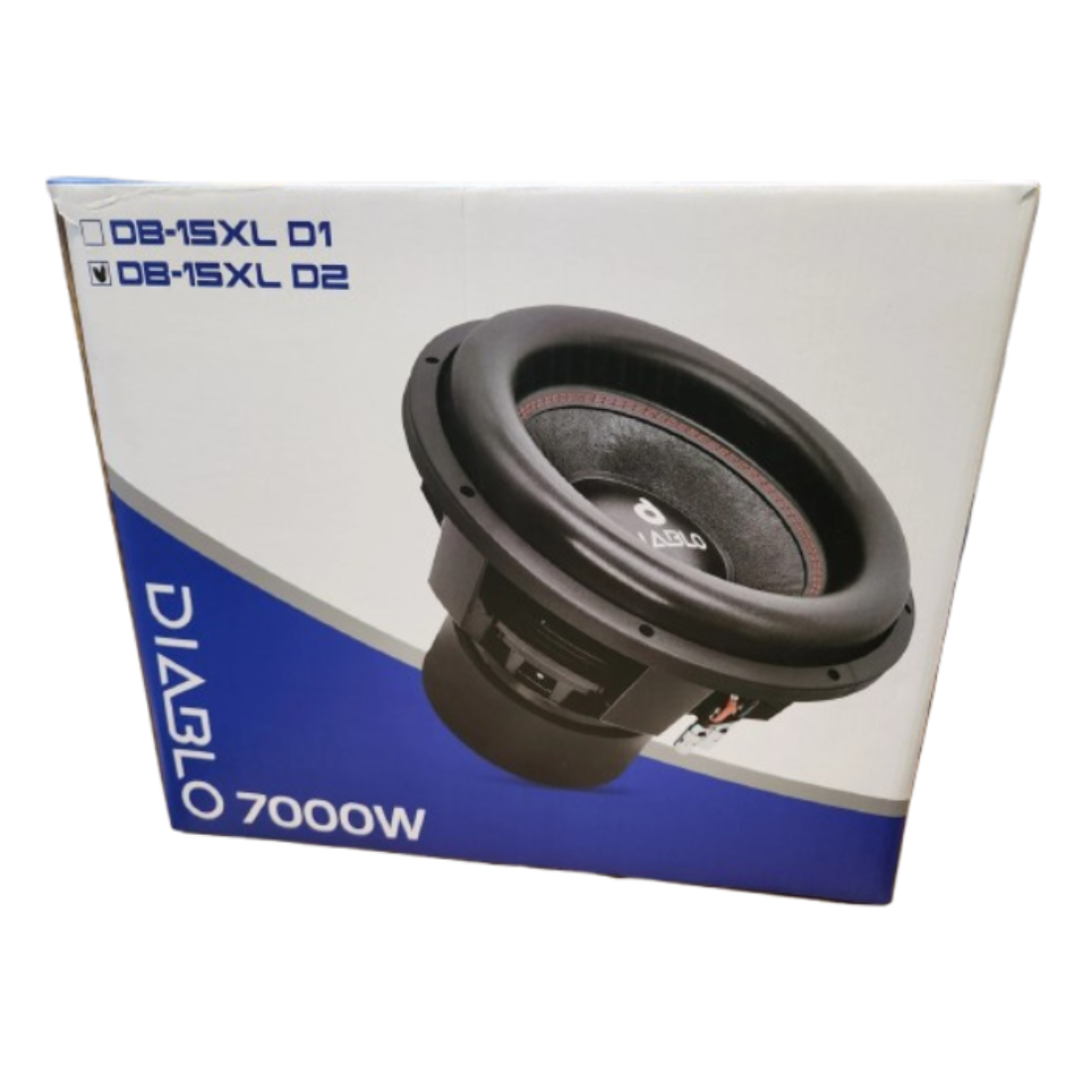 Diablo DB-15XL D2 15" 7000W Peak Dual 2-Ohm Voice Coil DVC Car Audio Subwoofer
